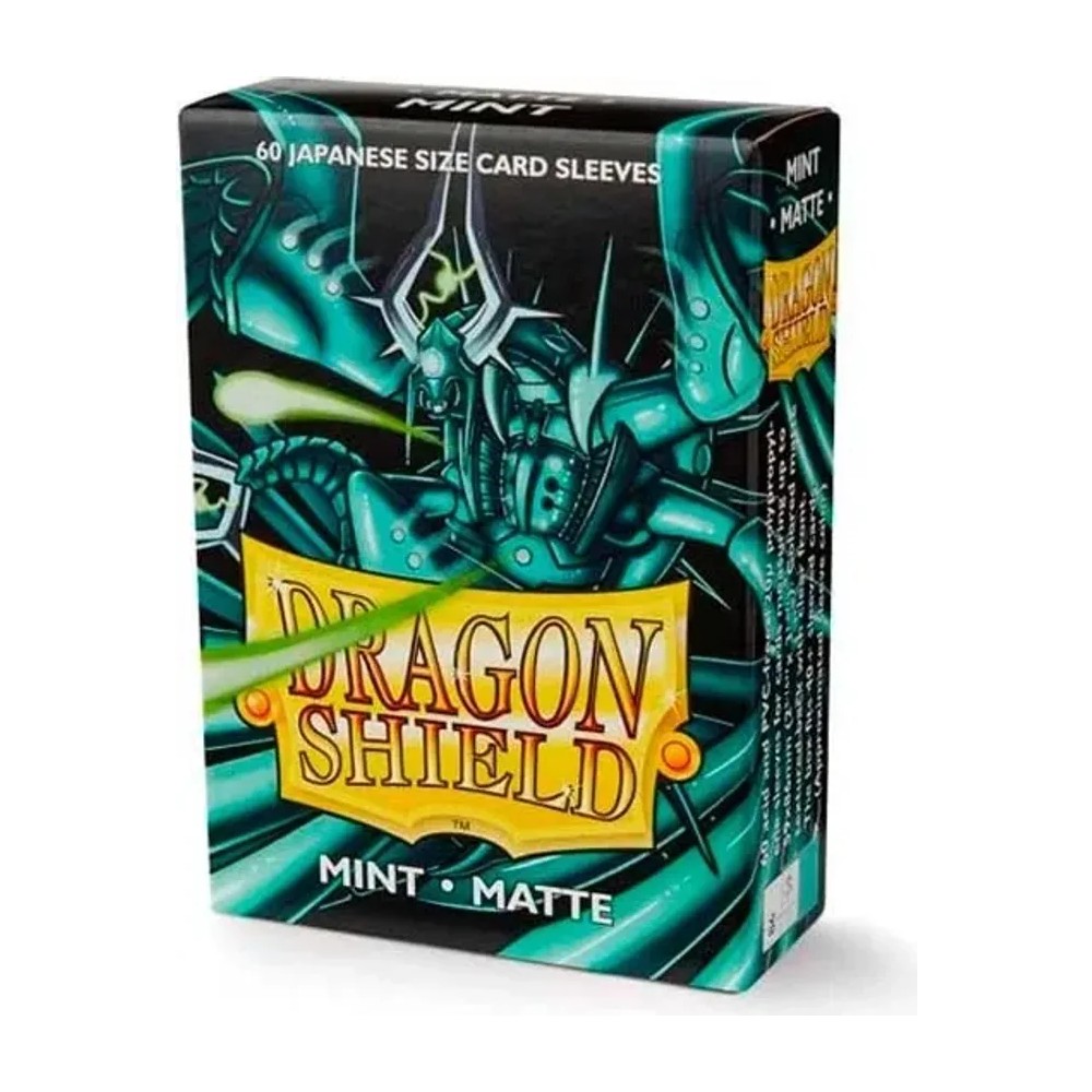 Fundas Small 59mm x 86mm Japanesse Size Matte Verde (60 fundas) Dragon Shield.
