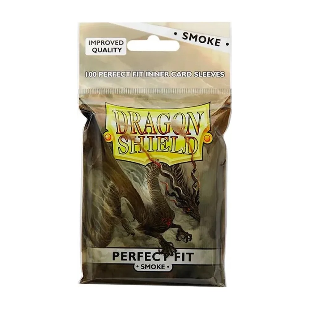 Fundas Standard Perfect Fit Smoke Transparente (100 fundas) Dragon Shield.