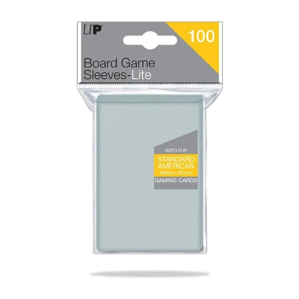 Fundas Lite 56mm x 87mm Standard American Board Game Sleeves 100ct (100 fundas) Ultra Pro.