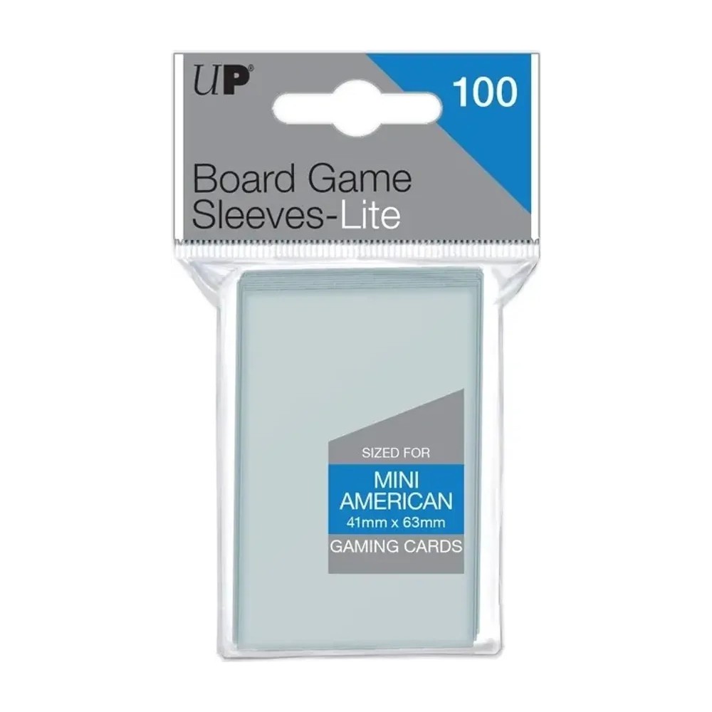 Fundas Lite Mini 41mm x 63mm American Board Game Sleeves 100ct (100 fundas) Ultra Pro.