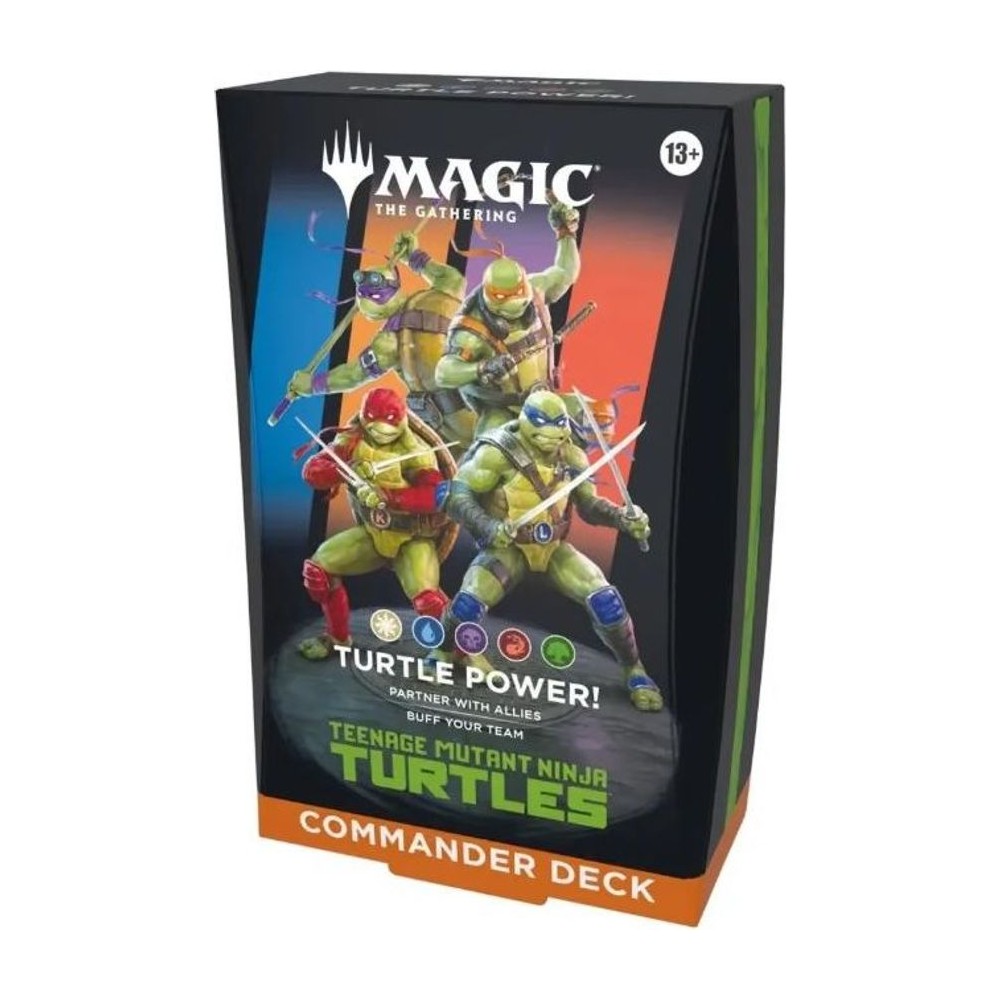 Case Tortugas Ninja — Turtle Power! Commander Deck (X4)
