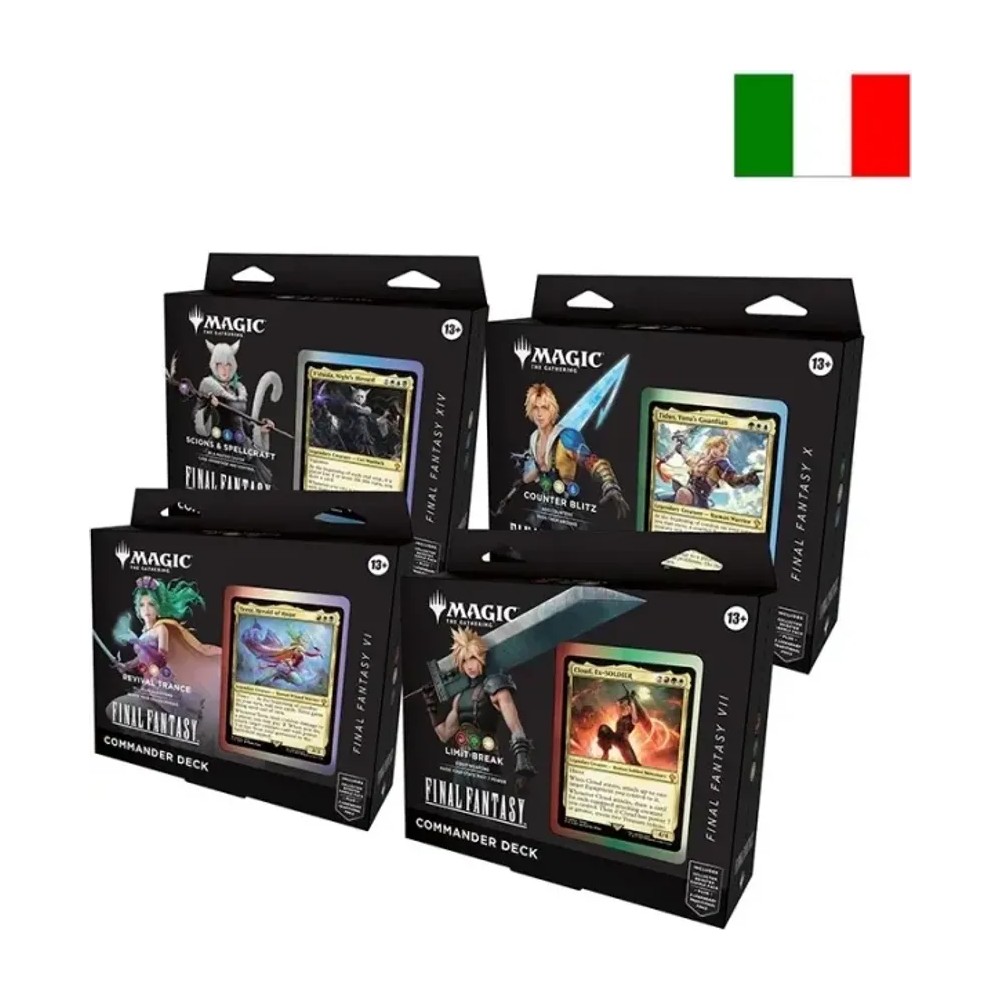 Final Fantasy — Commander Display (4 Mazos)