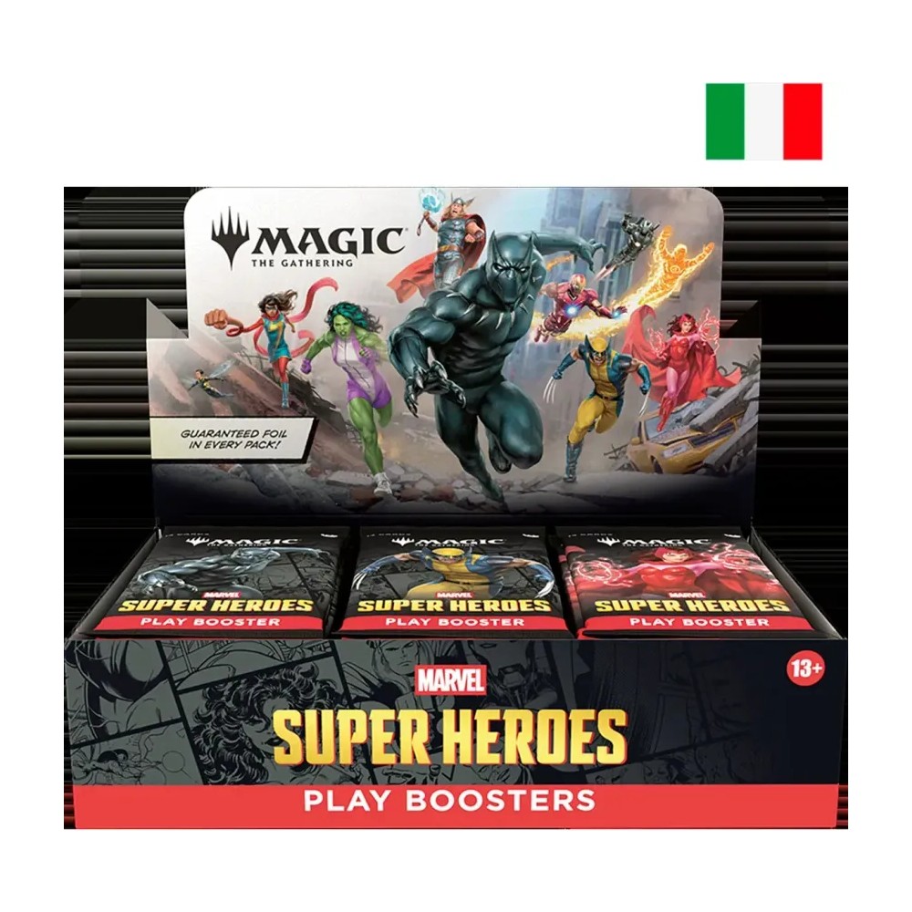 Marvel Super Heroes — Play Booster Display (30 sobres)
