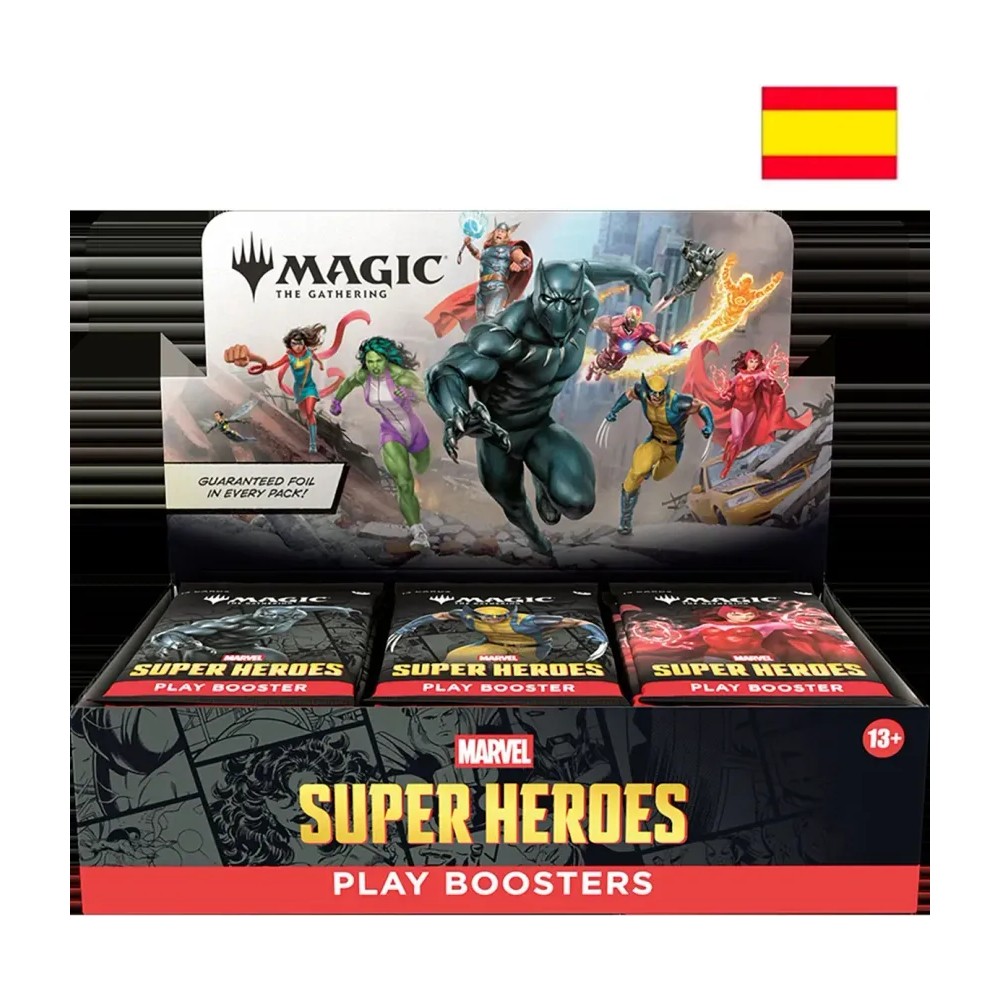 Marvel Super Heroes — Play Booster Display (30 sobres)