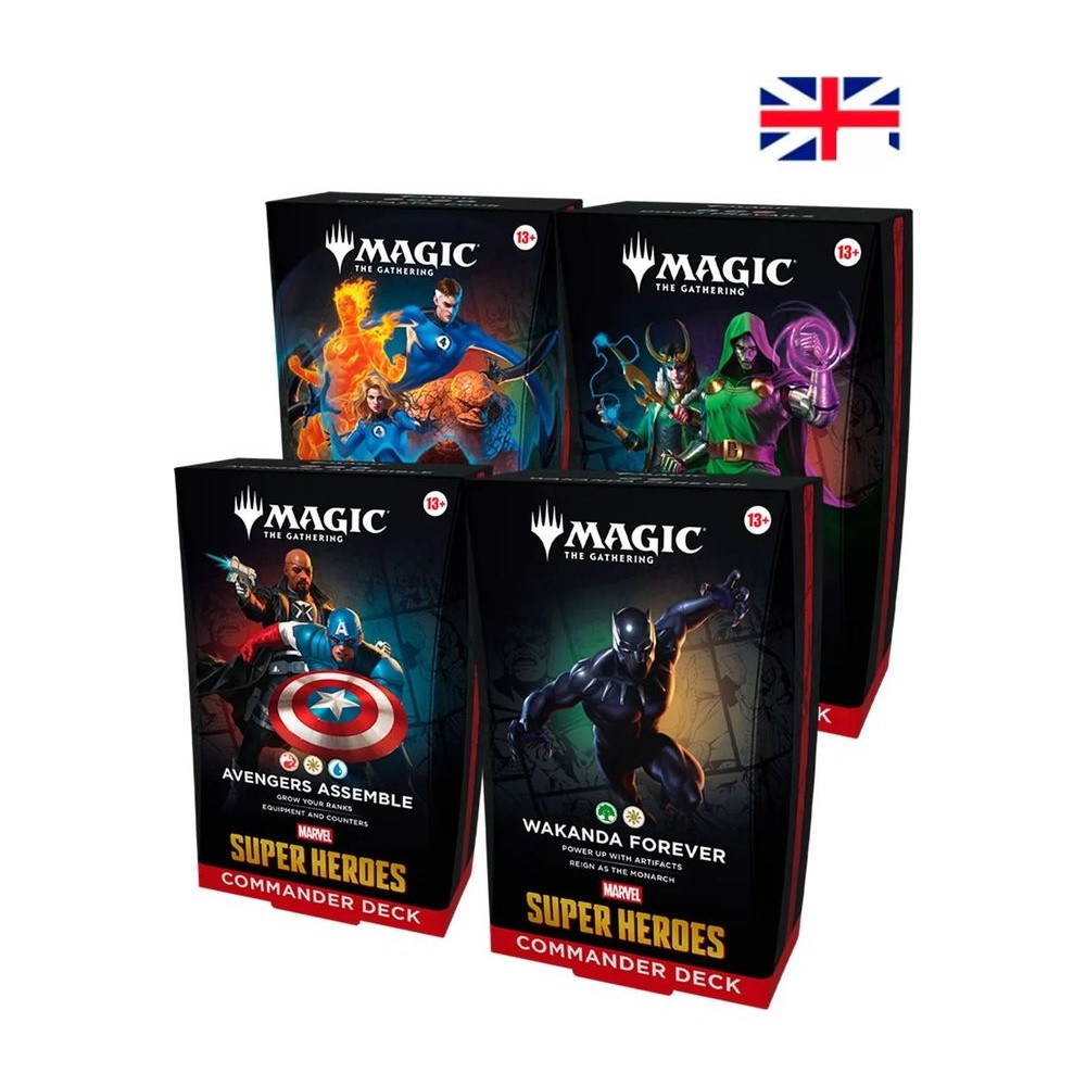 Marvel Super Heroes — Commander Display (4 mazos)