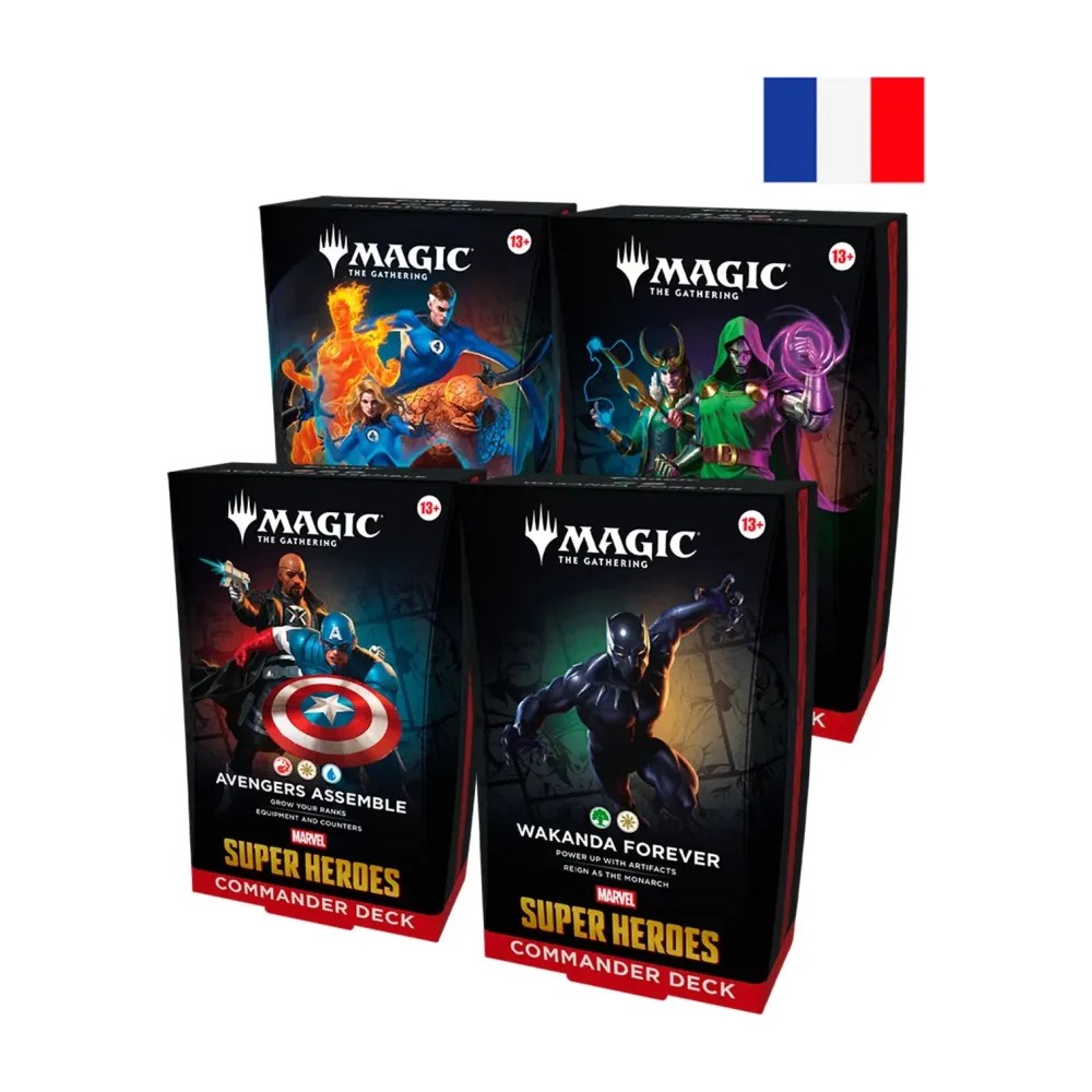 Marvel Super Heroes — Commander Display (4 mazos)