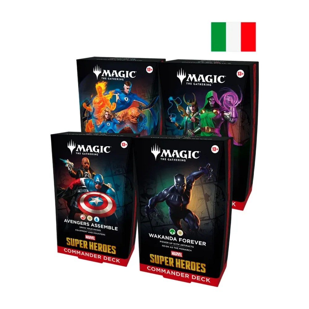 Marvel Super Heroes — Commander Display (4 mazos)