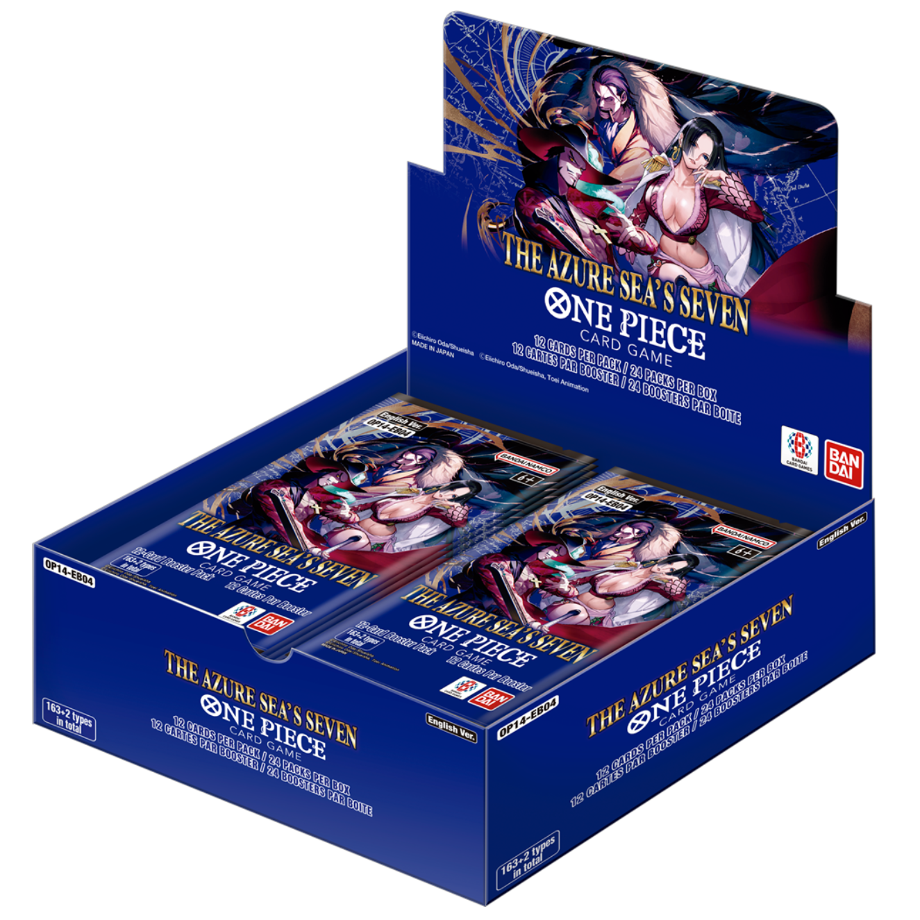 One Piece Caja 24 Sobres OP14 The Azure Sea's Seven 3