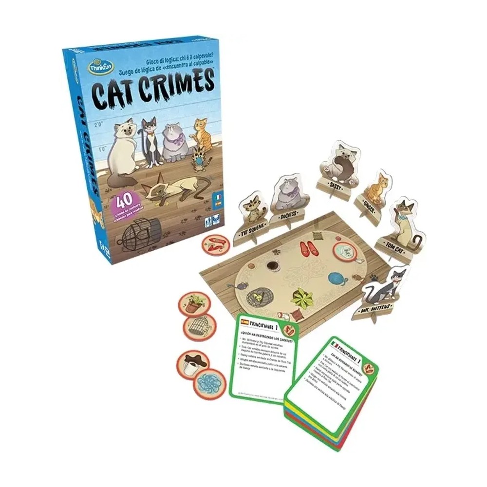 Cat Crimes — Juego de mesa ThinkFun