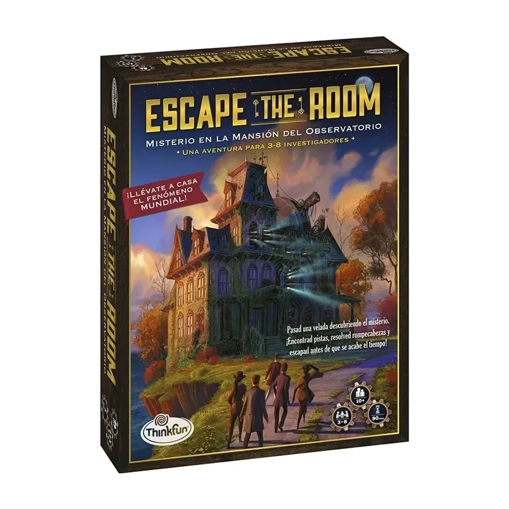 Escape the Room — Misterio en la Mansión del Observatorio — Juego de mesa Think Fun