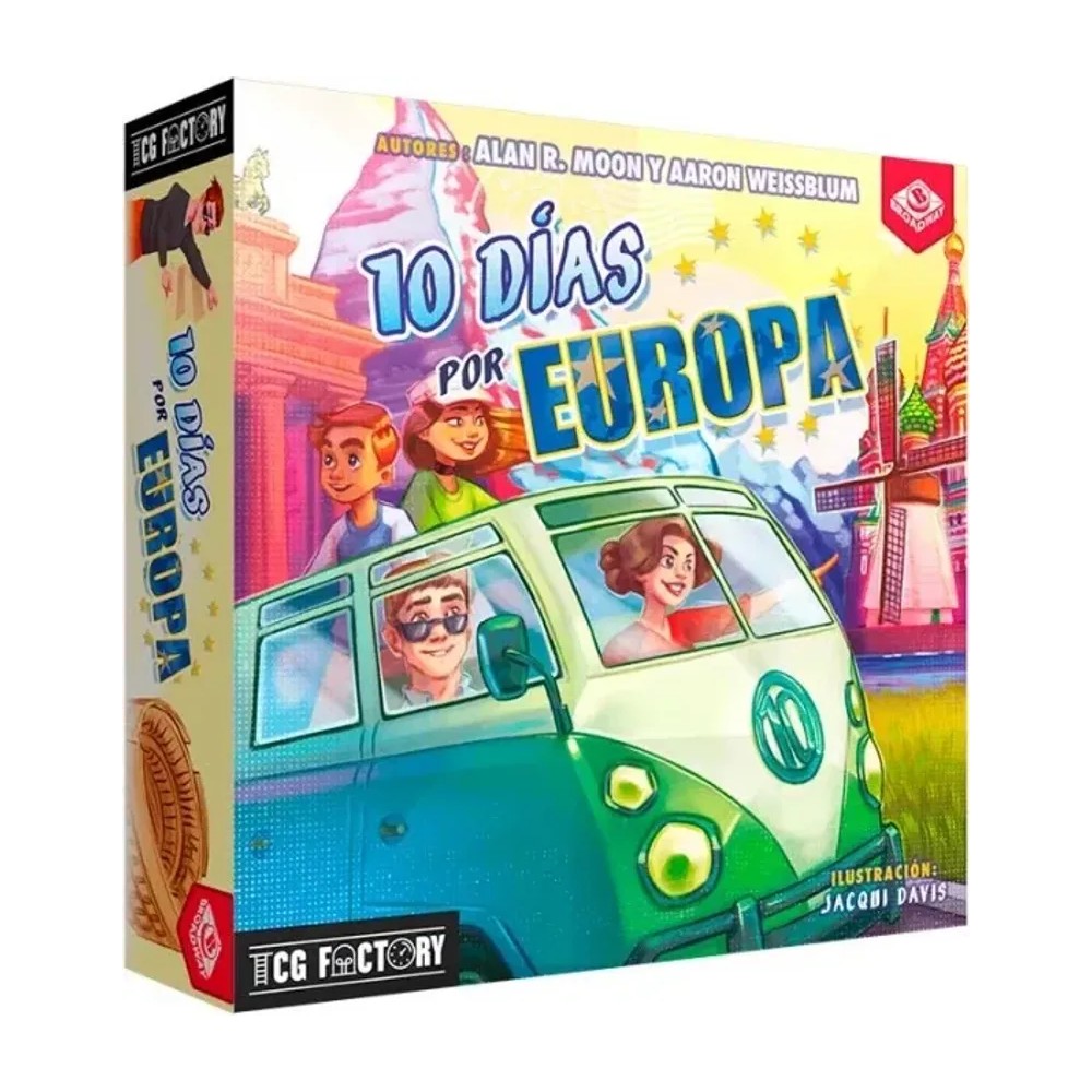 Juego de tablero TCG Factory — 10 Días por Europa, En