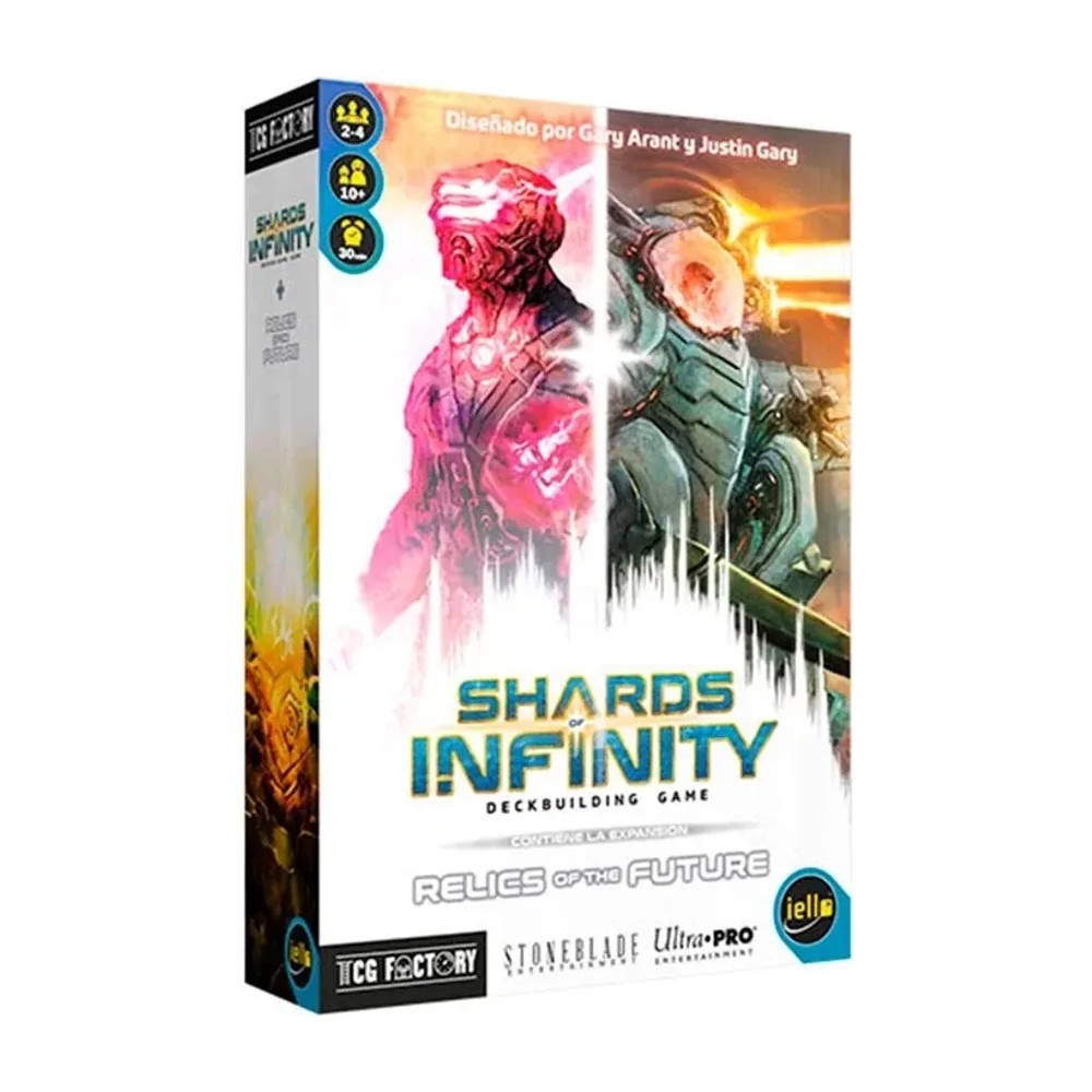 Juego de mesa TCG Factory — Shards of Infinity + Expansión relics of the future En