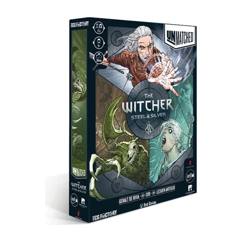Juego de mesa — Unmatched The Witcher: Steel & Silver En