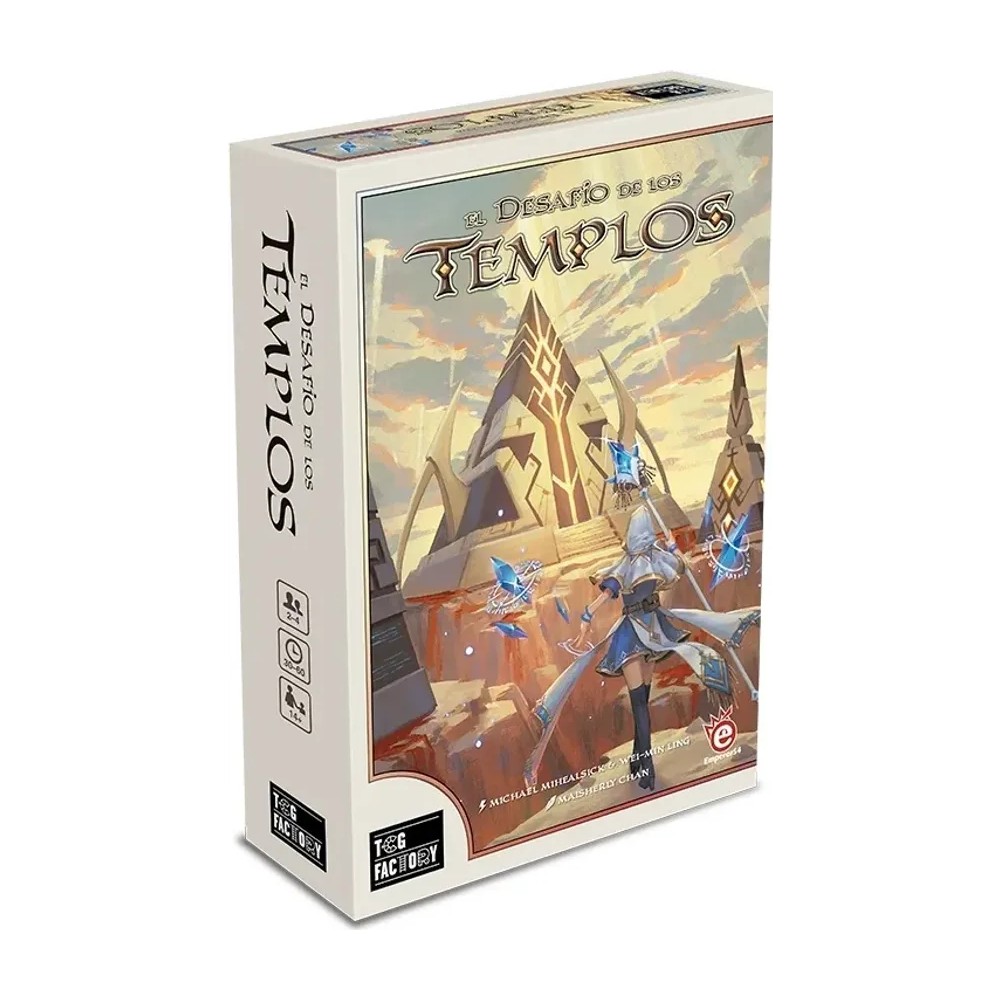El desafío de los templos Juego de mesa en