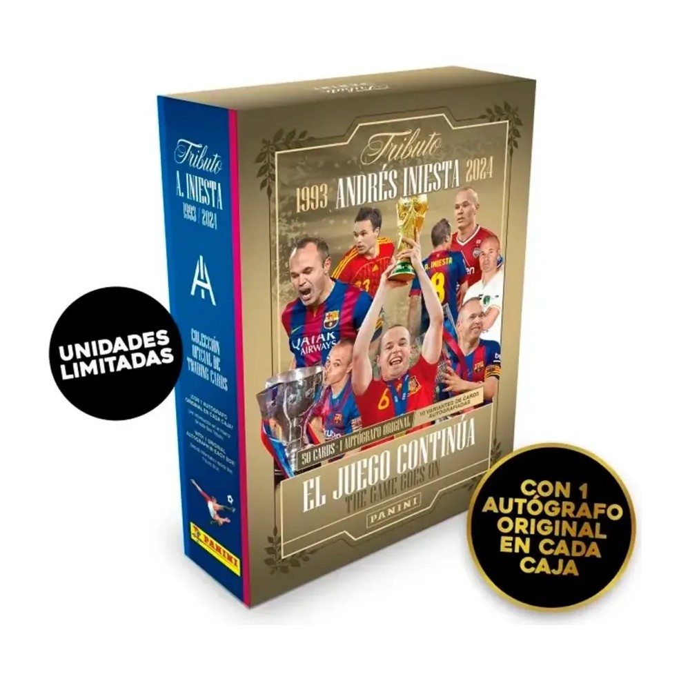 Collector Box — Tributo Andrés Iniesta 1993-2024 — Panini Cromos