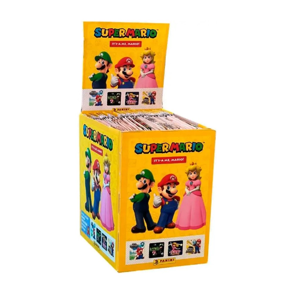 Caja de 50 Sobres It´s-a Me, Mario 2026 — Super Mario — Panini Cromos