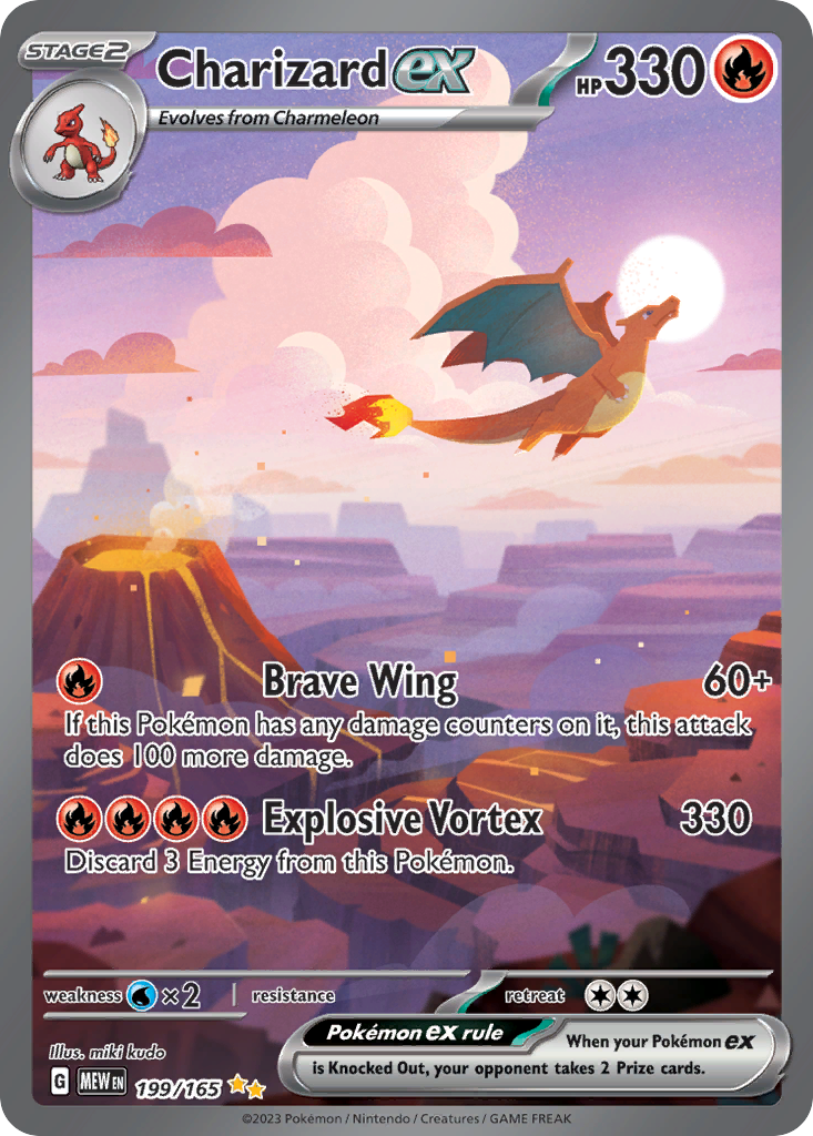 Charizard ex — MEW 199/165