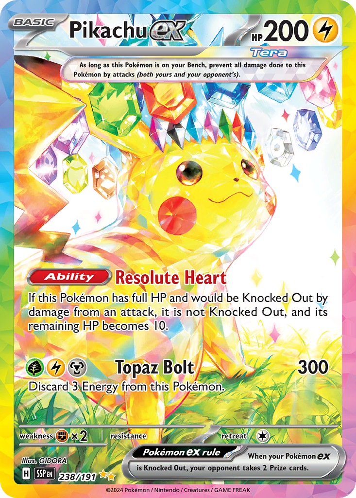 Pikachu ex — SSP 238/191