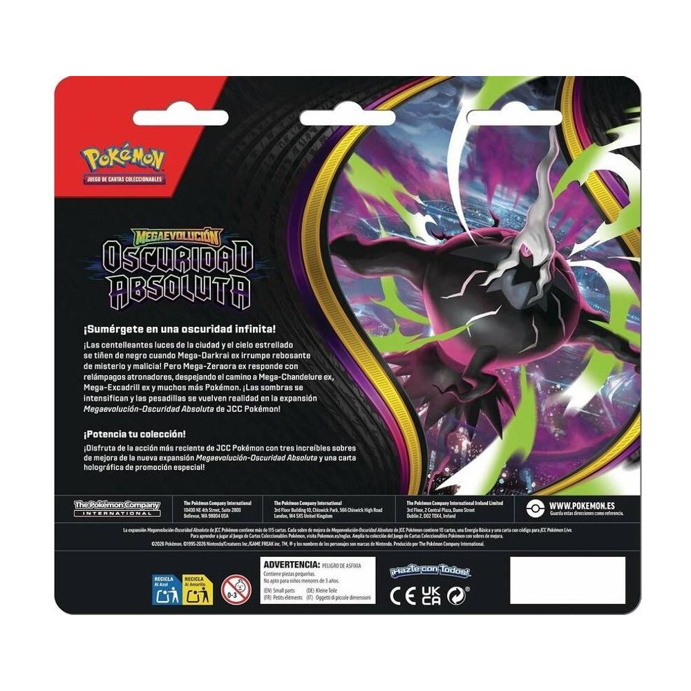 Oscuridad Absoluta — Blister 3 sobres Binacle 2